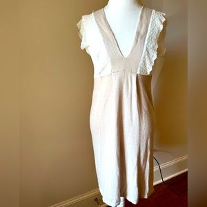 Rendez-Vous knit dress with lace details